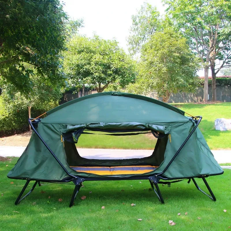 Tent outdoor, camping rainproof thickened, camping double layer, cold fishing, special ground tent