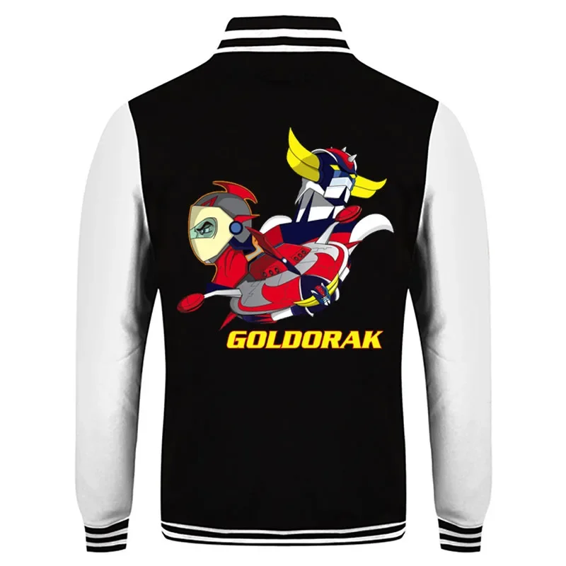 2021 New Goldorak jacket jacket men\'s street trend wild pilot baseball uniform couple casual loose jacket