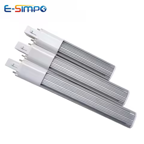 2PC G23 LED Bulb Bar Tube 2Pin 3W 4W 5W CFL PL-S 7W-13W Replacement 110V/220V 3000K/4000K/6000K White G23 Plug Saving Light Lamp