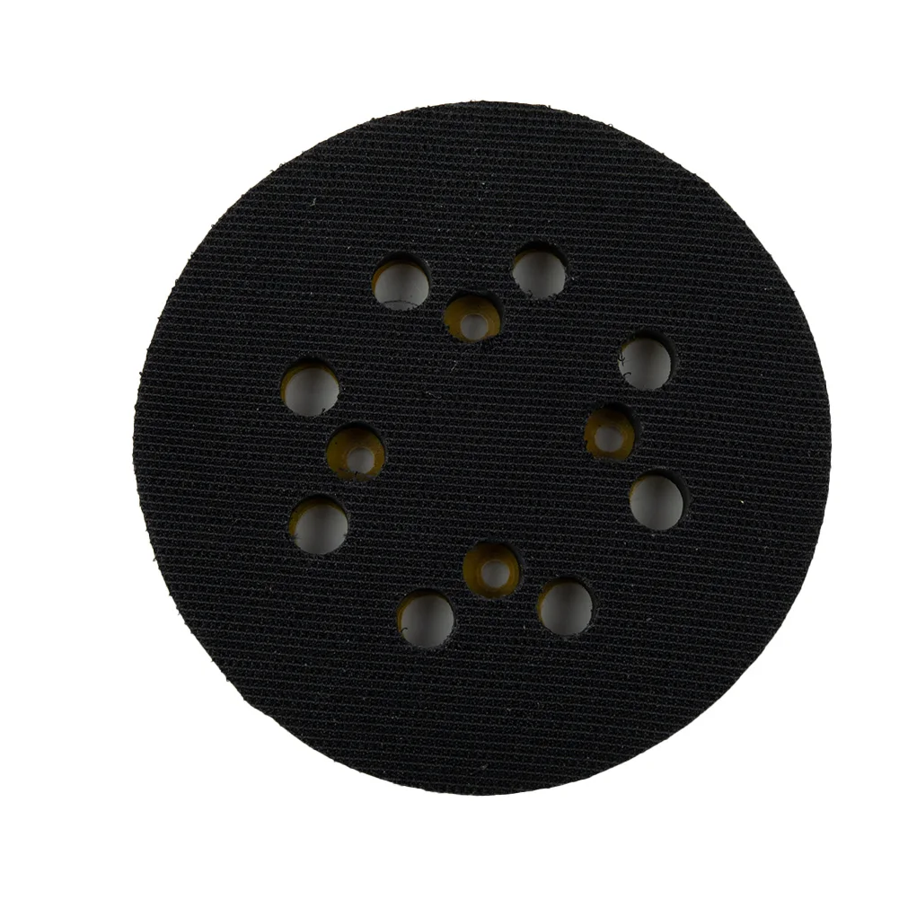 5inch 8 Hole Backup Pad Polishing Hole Sander Disc Sanding Backing Built-in Aggressive Mounting Thread Replacement Backing Pad