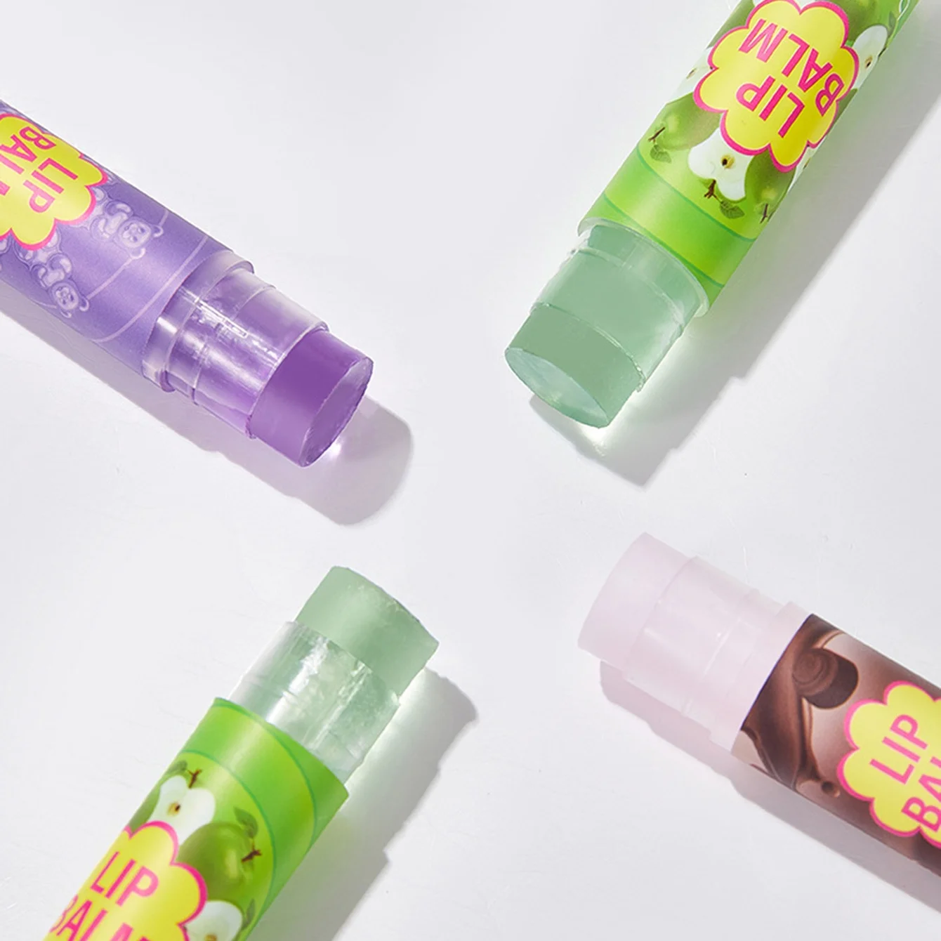 3 шт./компл., фруктовый увлажняющий бальзам для губ, натуральный гипоаллергенный бесцветный губная помада, желе, осветляющий женский и мужской аксессуар для ухода за губами