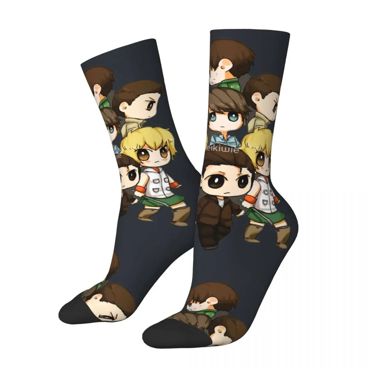 Protagonists Of Silent Hill Men's Socks Unisex silent hill Street Style Pattern Printed Sock Gift official-website tops fugees