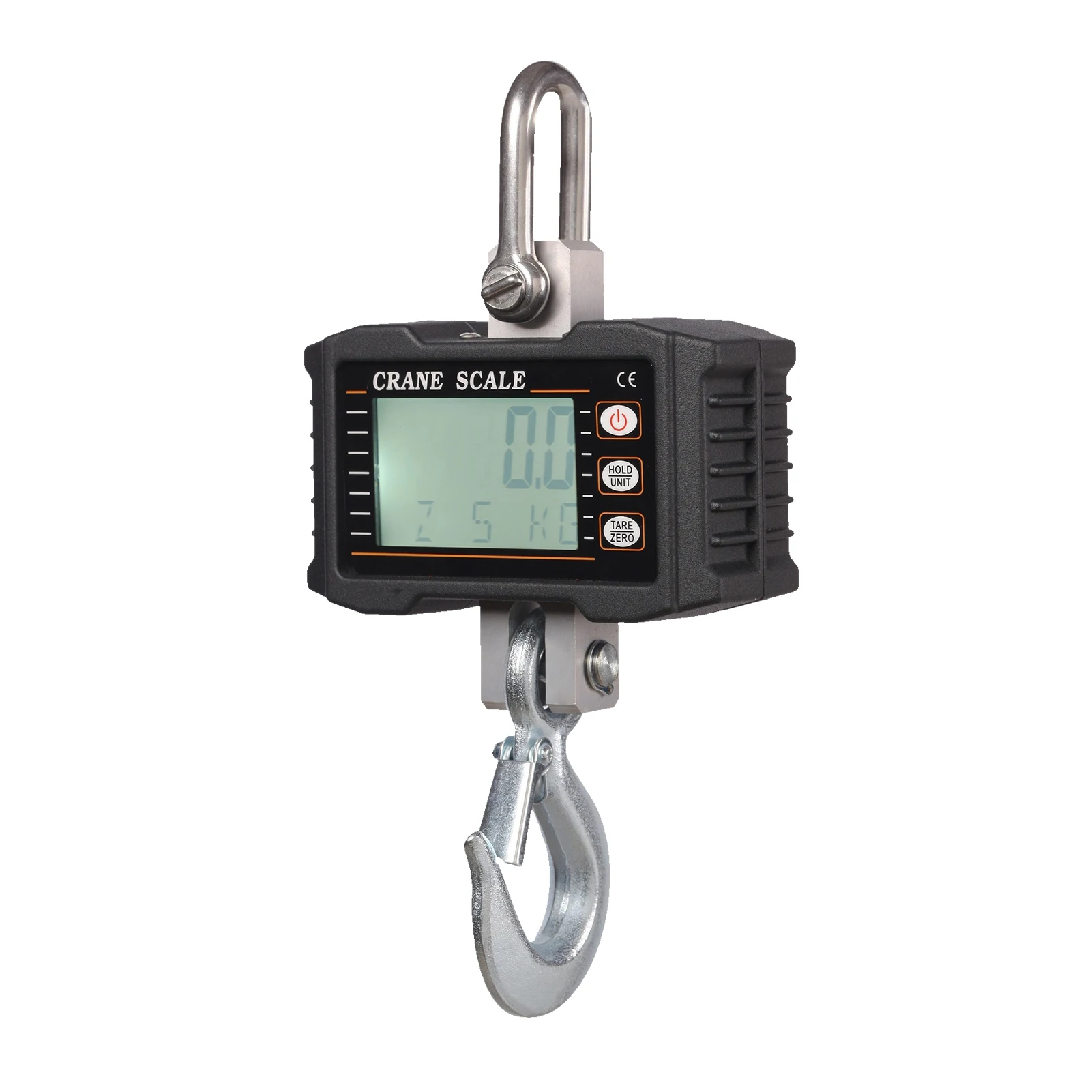 Digital Crane Scales 1000kg/ 2204lbs Portable Heavy Duty Crane Scales Industrial Hook Scales Unit Change/Data Hold/Tare/Zero