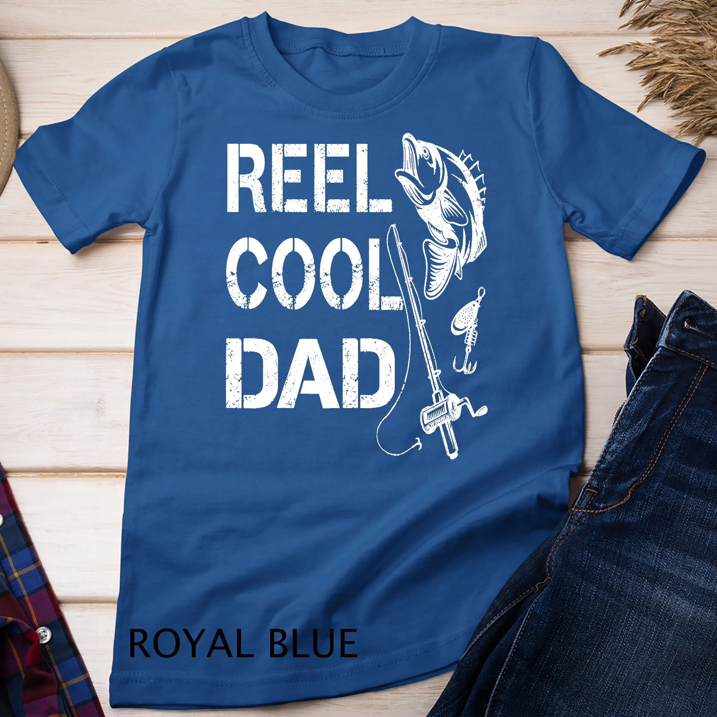 Reel Cool Dad Fishing Daddy Father'S Day T Shirt Sweat