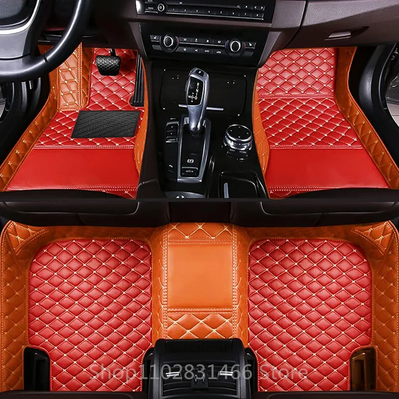 RHD Car Floor Mats for Ford Ranger T8 T7 T6 2023 2022 2021 2020 2019 2018 2017 2016 2015 2014 2013 2012 Interior Accessories