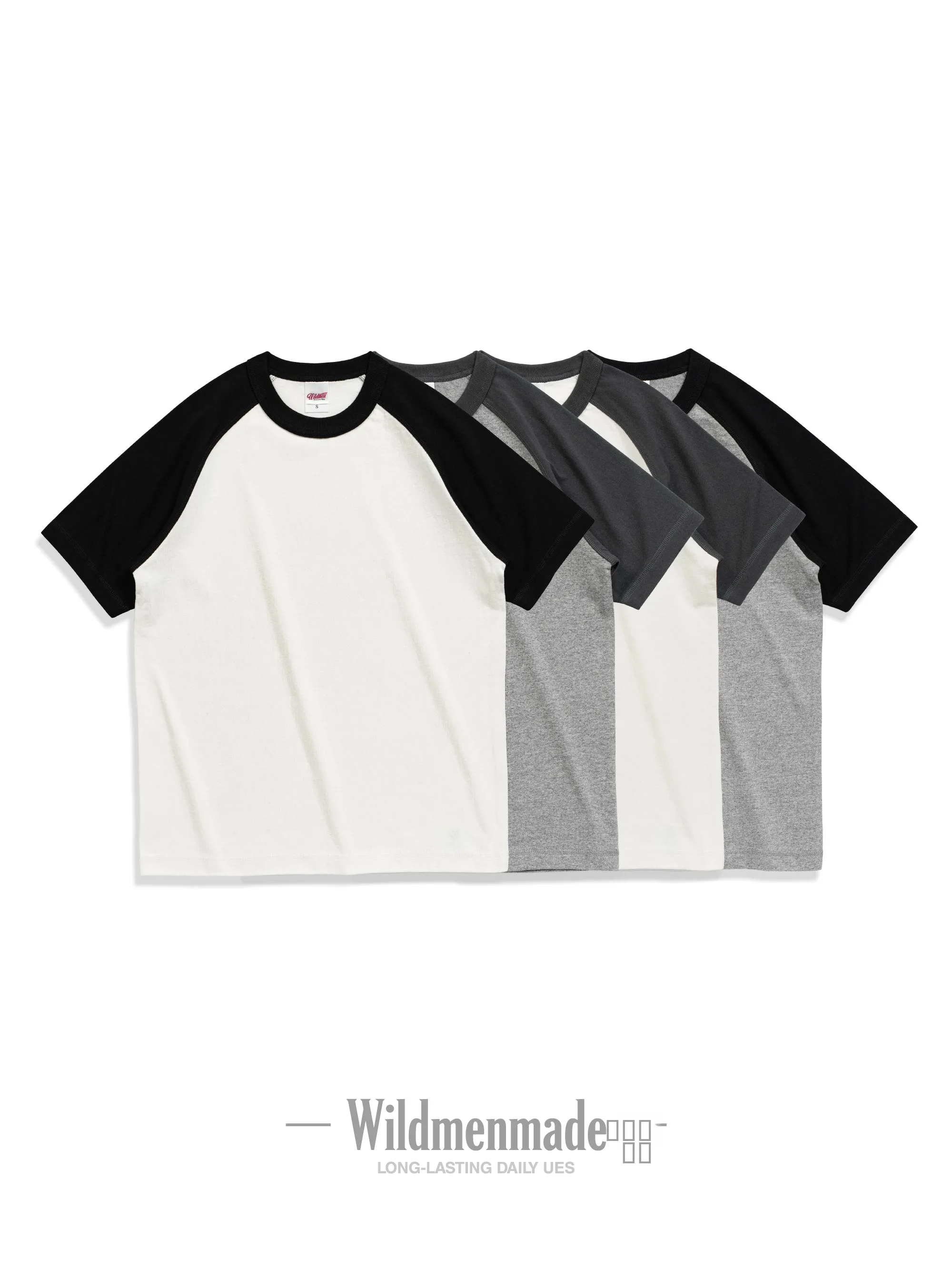 

Футболка American Retro Thi из чистого хлопка ort Sve, мужская круглая футболка с вставкой Ne oulder, повседневная модная городская футболка