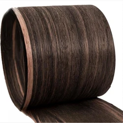 Natural Genuine Black Indonesian Ebony Veneer Furniture Wood Veneer about Thick 0.5MM