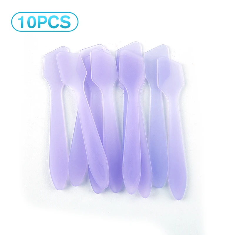 10 Pcs Mini Cosmetic Spatulas Scoop Face Cream Makeup Mask Mixed Spoon Beauty DIY Tools Eye Facial Makeup Applicator Sticks