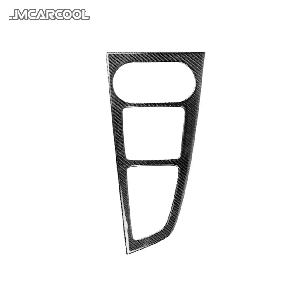 For Audi A4 B9 A5 2017 2018 2019 Carbon Fiber Car Gear Shift Panel Trim Frame Cover Moulding Sticker