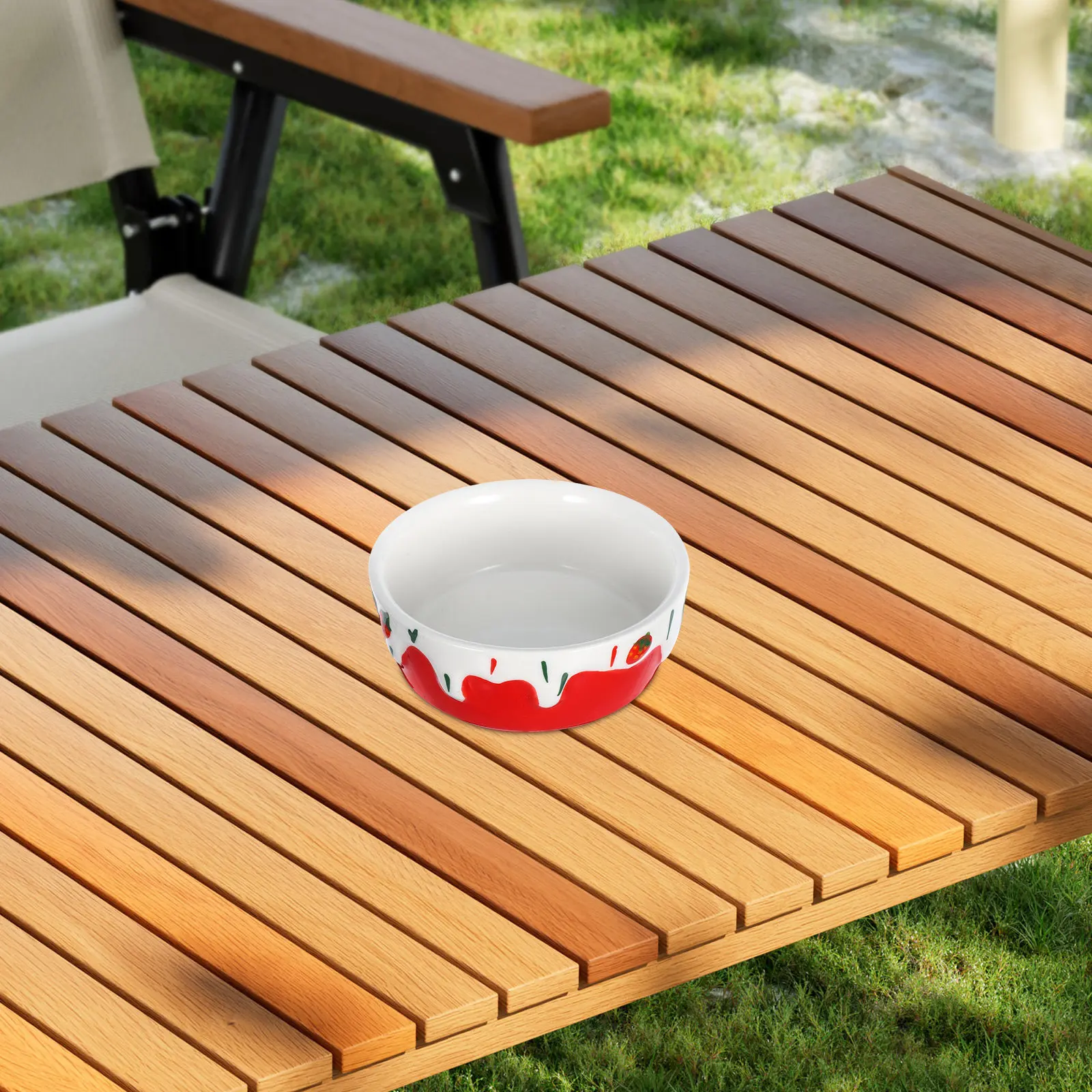 Small Animal Ceramic Food Bowl Anti-Spill Feeding Station for Hamsters Guinea Pigs Chinchillas Rabbits Hedgehogs view 5