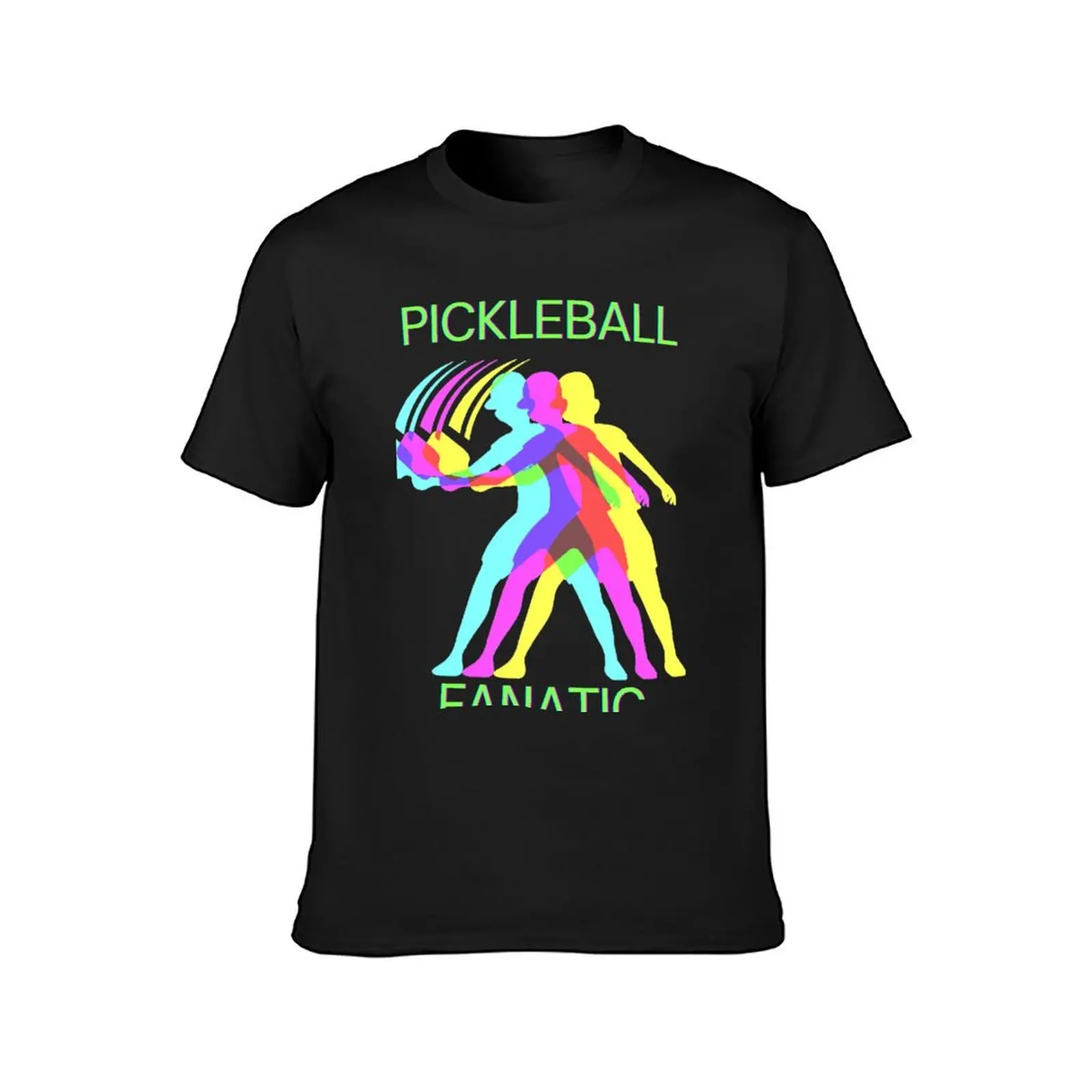 Pickleball Fanatic T-shirt customizeds cute tops Men's cotton t-shirt