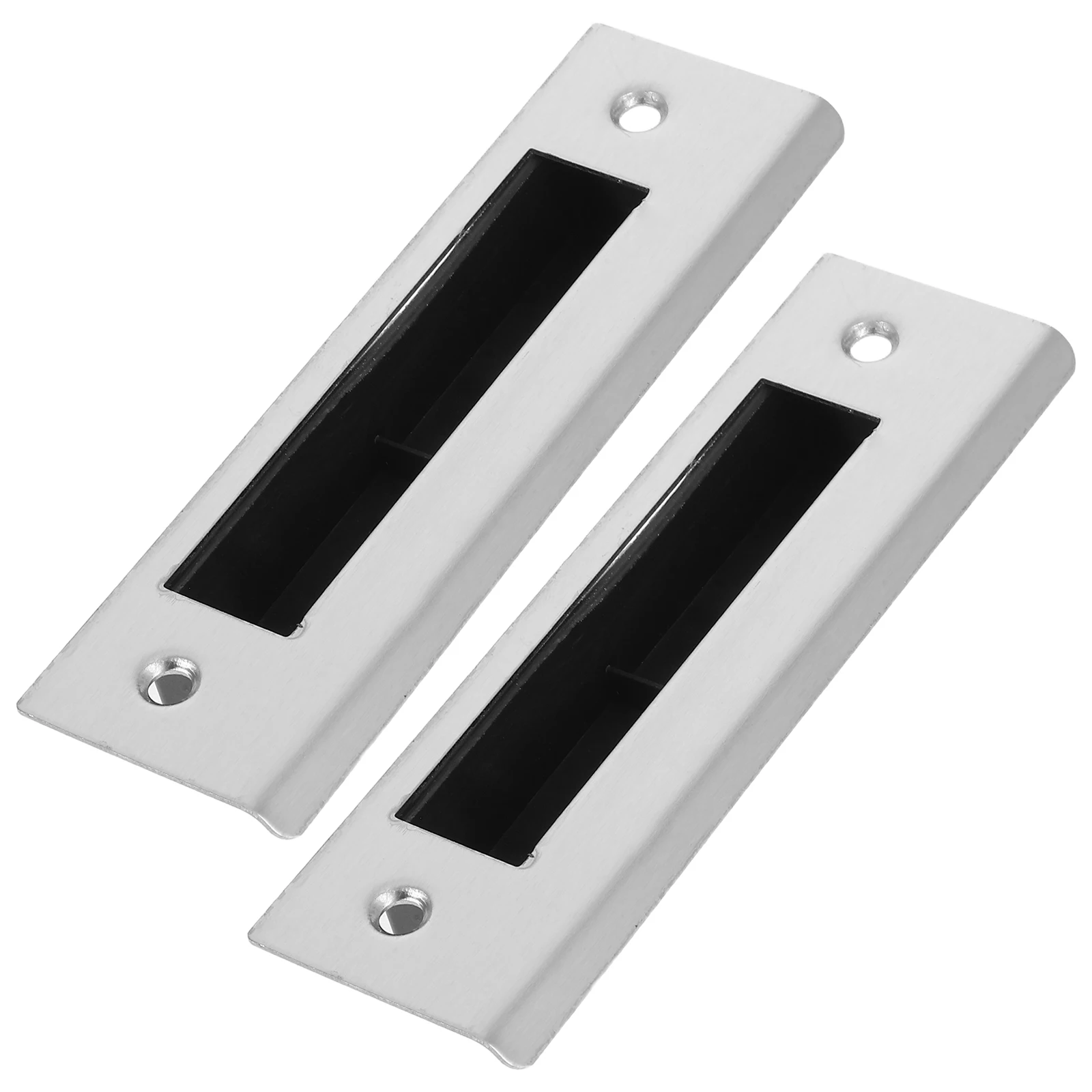 

2pcs Latch Stainless Steel Extended Reinforcement Plate For Lock Repairs Durable High Strength Material Bedroom Wooden Locks