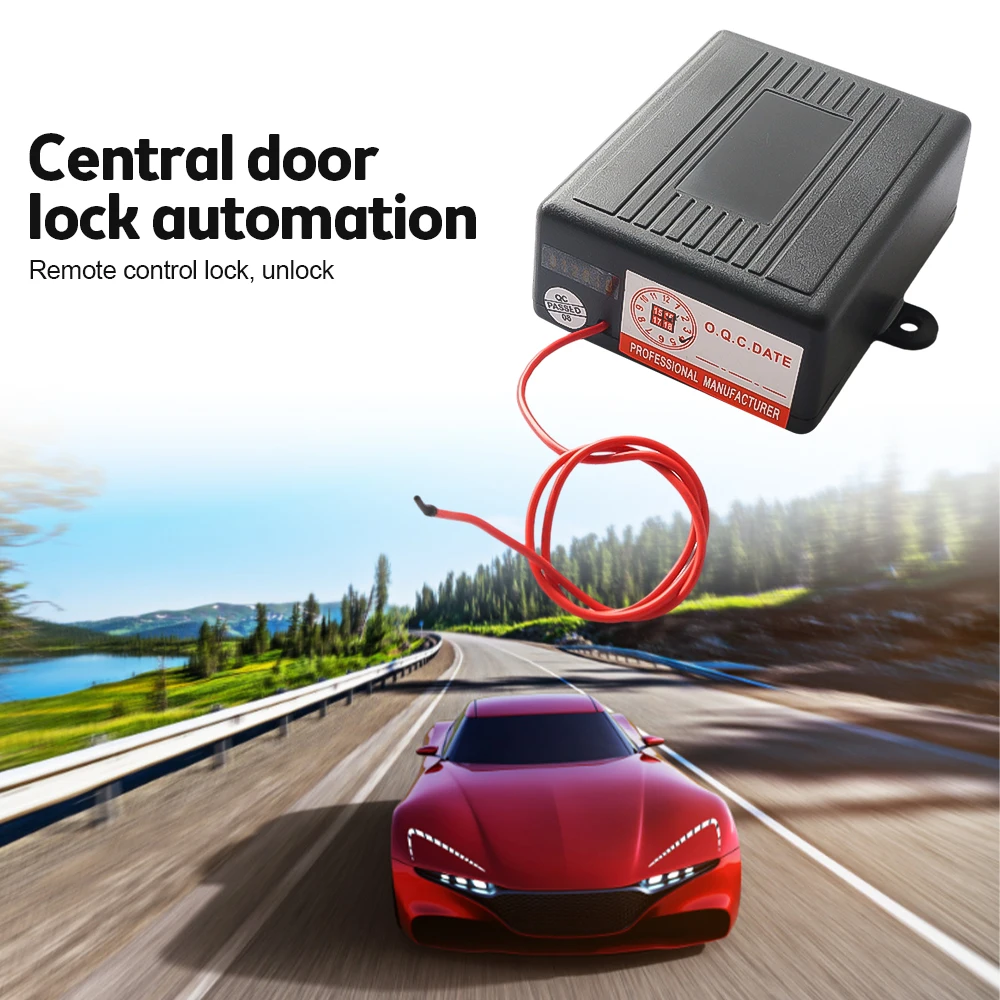 Universal Car Alarm Systems Auto Remote Central Kit Door Lock Keyless APP with Remote Control Entry System Central Locking