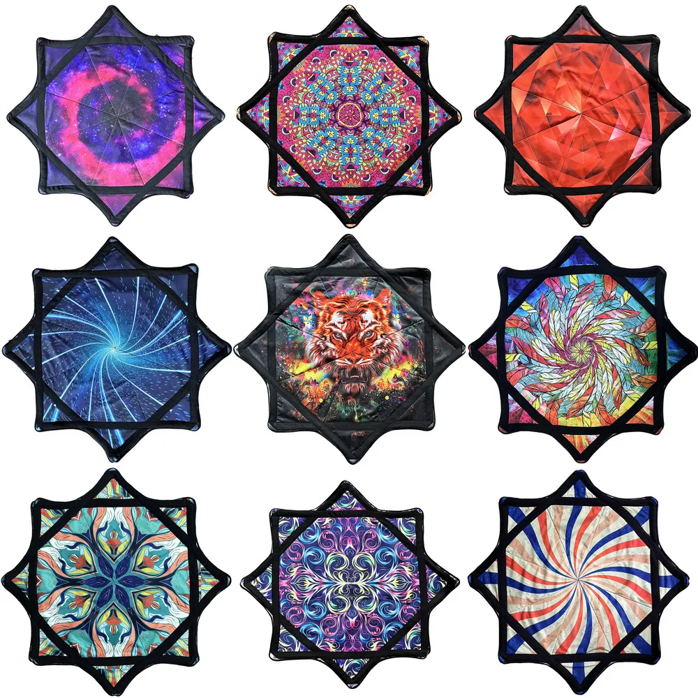 octagonal-dance-handkerchief-galaxy-lycra-scarf-stage-performance-prop-yangko-square-dance-rave-festival-party-decor