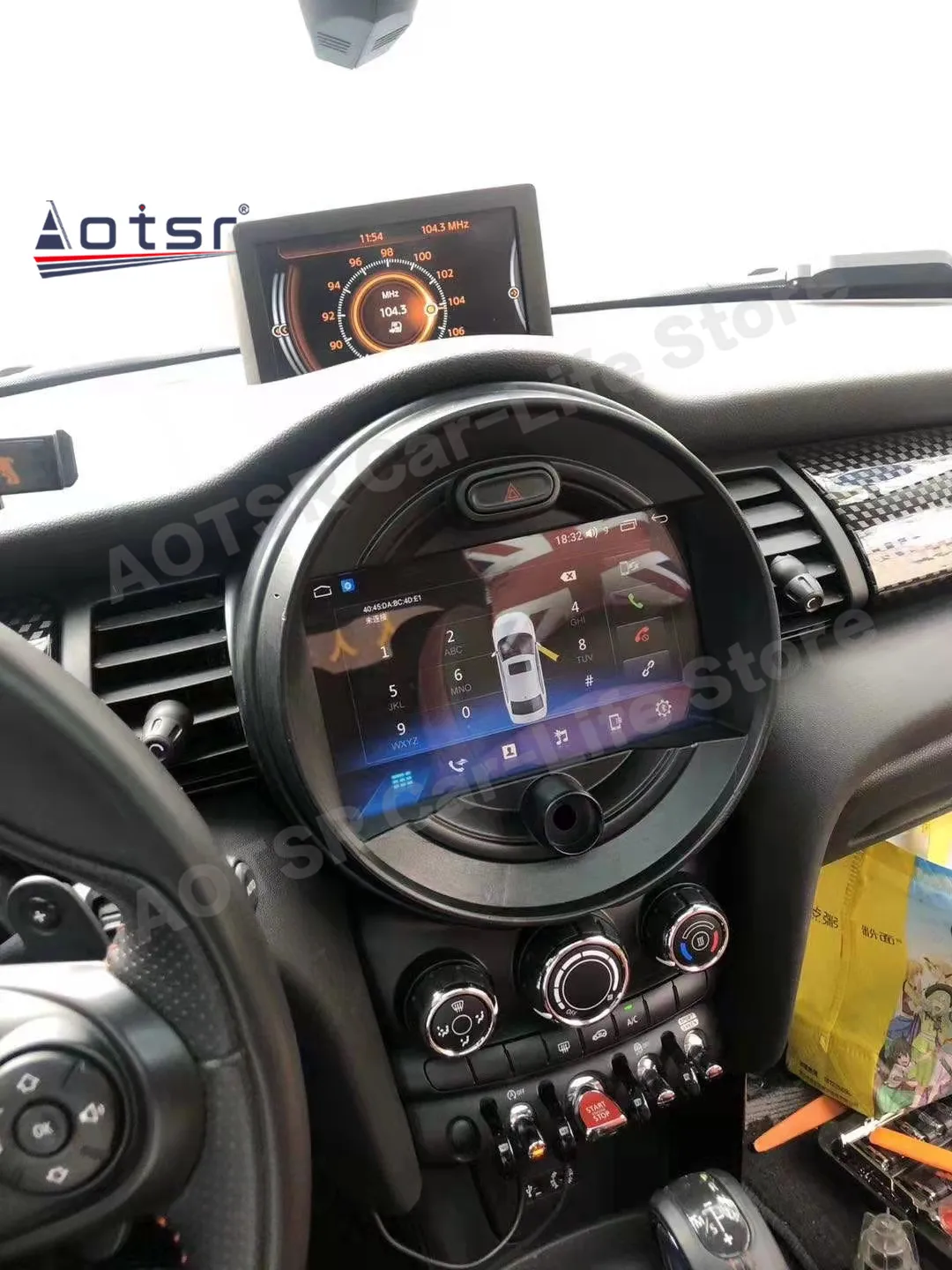 Multimedia Android12 Player For BMW MINI Cooper F54 F55 F56 F60 2014 2015 2016 2017 2018 2019 GPS Navigation Car Radio Head Unit image 4