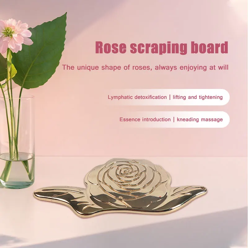 

Rose Gua Sha Board Full Body Universal Thin Face Facial Special Official Genuine Rose Gua Sha Board for Body And Face