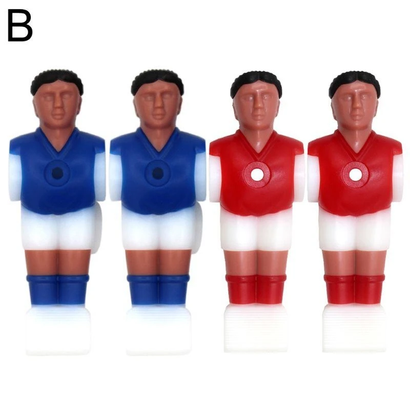 U13C 4Pcs/pack Foosball Men Foosball Players Set Colorful Foosball Replacements Parts