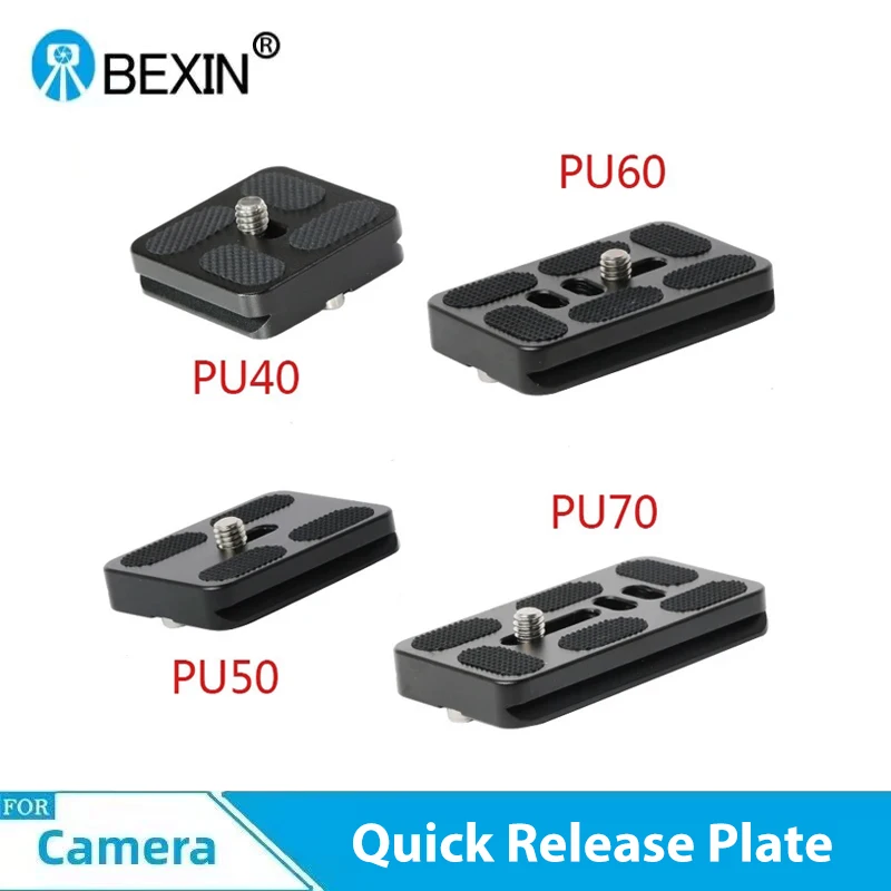 BEXIN Chân Máy Phụ Kiện Nhanh Núi PU Đa Năng Arca Thụy Sĩ Camera Phát Hành Nhanh Adapter Đĩa Giá Đỡ Dành Cho Máy Ảnh Dslr Bóng Đầu