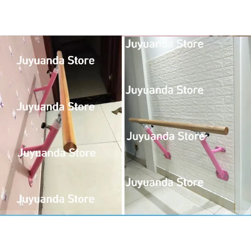 

Регулируемая детская балетная перекладина, деревянная настенная балетная перекладина 1 м, детская перекладина для растяжки и танцев, для домашнего фитнеса