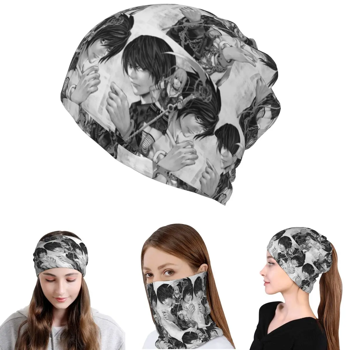 

Бандана-шарф-балаклава «Тетрадь смерти» Рюк, аниме-аксессуар, теплая, моющаяся, для мужчин и женщин, взрослых