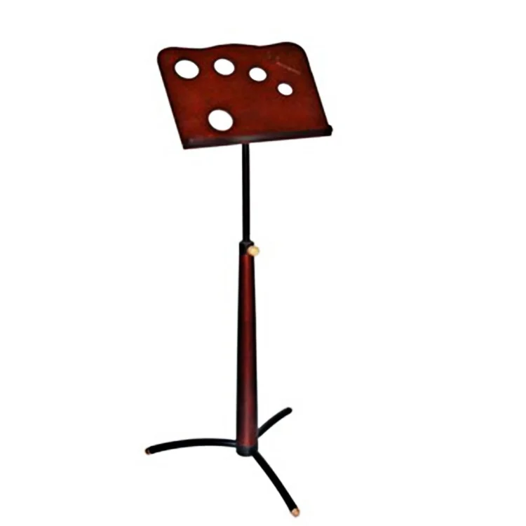 Wooden Music Stand with Iron Leg for Guitar & Keyboard Steel Material for Spectrum Table Musical Instrument Stand