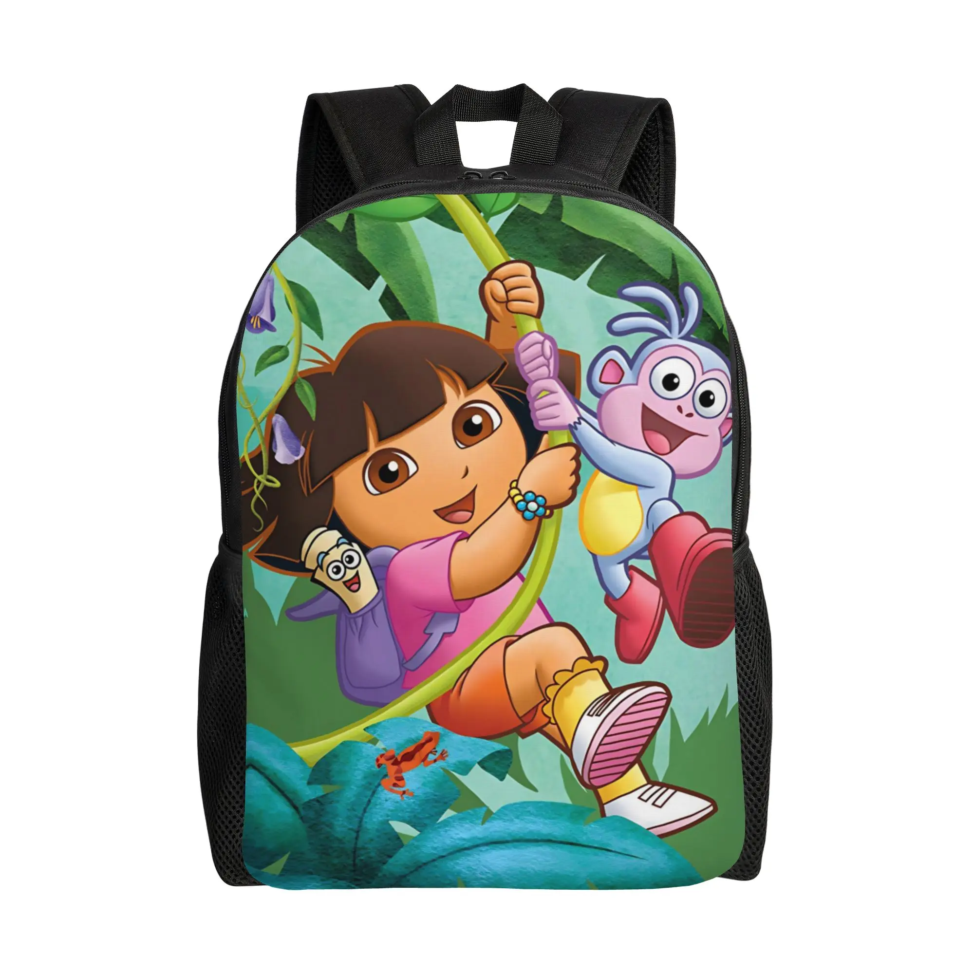 

Doras The Explorer Backpack University Backpacks Male Custom Big School Bags Funny Rucksack