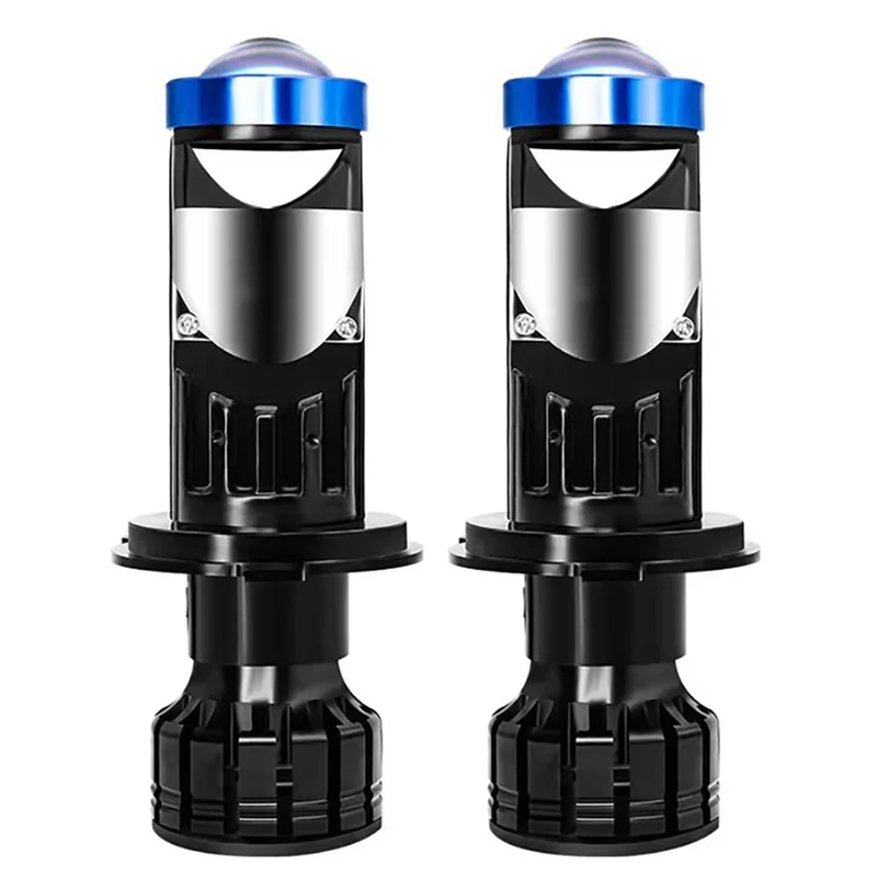 ABAE-Y6D Fisheye LED 헤드 라이트 교체 액세서리 듀얼 라이트 렌즈 화이트 오토바이 스포트라이트 H7 자동차 헤드 라이트