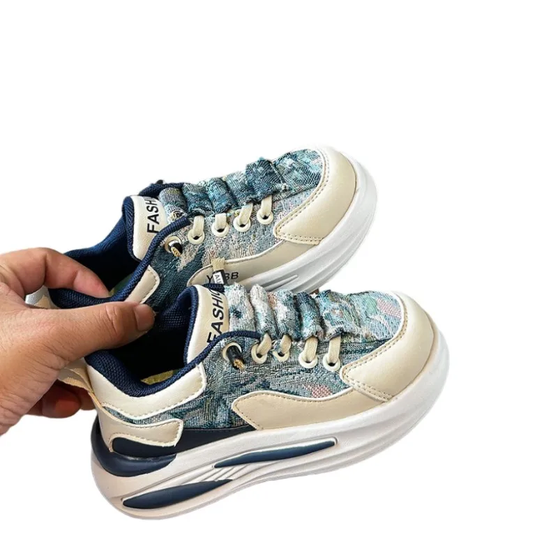 

Children's shoes 2025 men's autumn new fashion dad casual shoes soft soled girls' student shoes children's running shoes 26-37