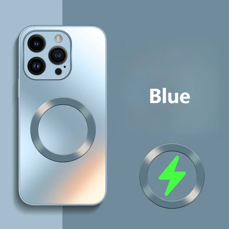 For IPhone Series Protective Cover Wireless Magnetic Charging Scratch Resistant Anti-fall Anti Fingerprint 16 15 14 13 12 11 X - Image 6