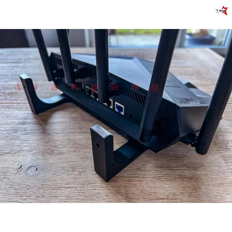 Space‑efficient Multi‑scene Wall Holder Tray for Asus AX5400 Multi‑function Anti‑slip Smart‑home Network‑equipment Support Rig
