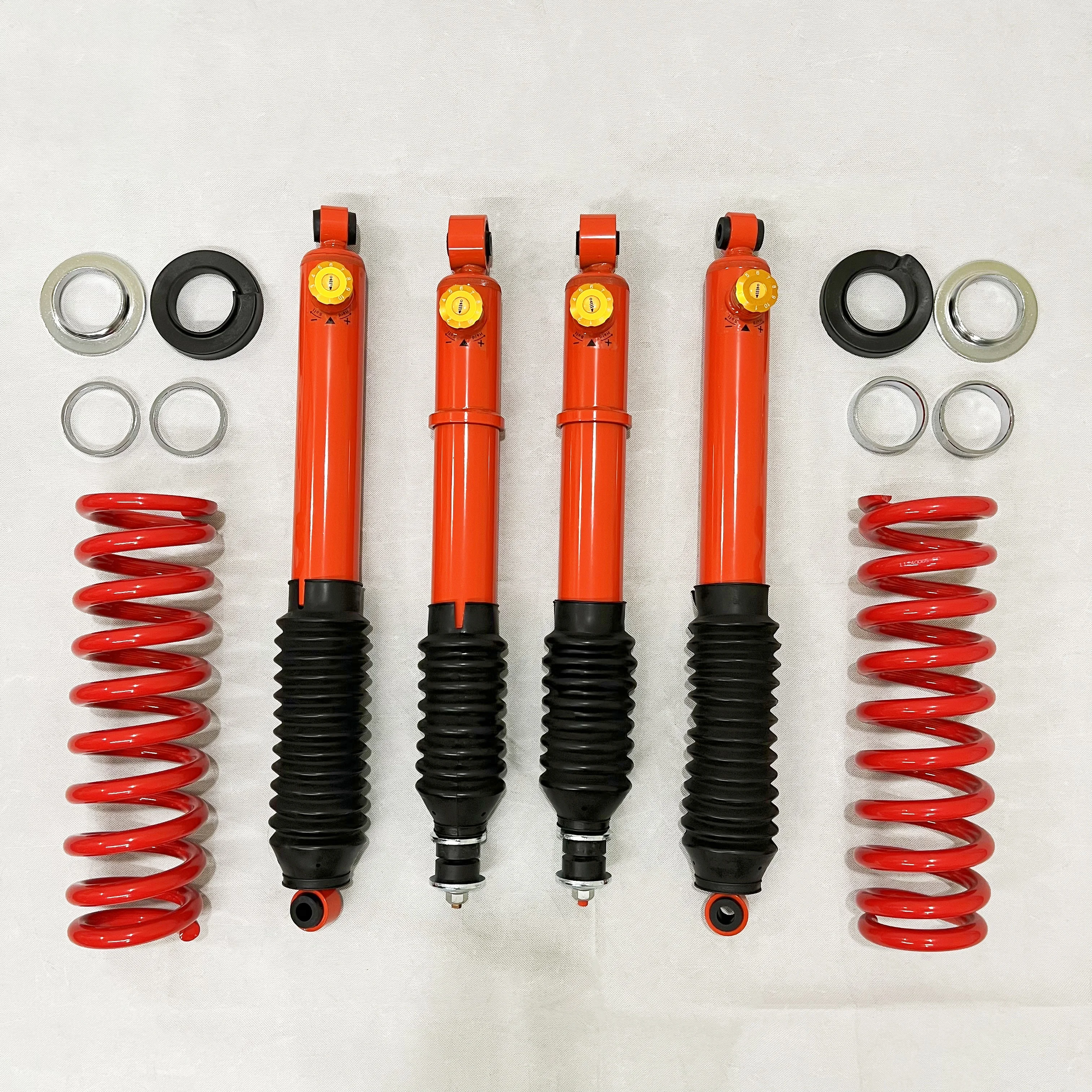 High quality automotive suspension parts Off-road Adjustable 4x4 Shock Absorber Coil Spring  2 Inch Lift Kit For D-max