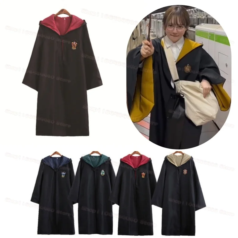 

Academic Style Cosplay Cloak Harris Acting Costume Magic School Robe Halloween Christmas Men's Women Cape Clothing