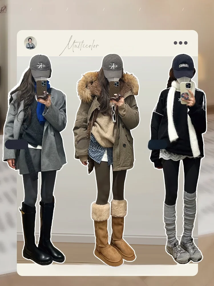 Ceau ark Pants Women's High Waist Thiened Fce Yoga Pants Outerwear Slimming Autumn New Sle L2407-O