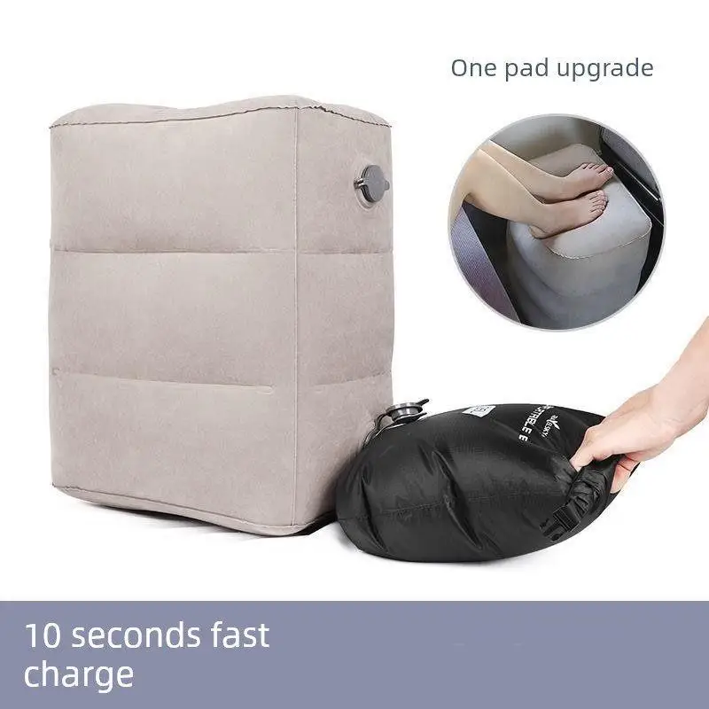 

Iatable Travel Foot Mat Long Distance Plane Car Train Cuion Portable Foot Pad Foot Rest Outdoor Cam Equipment