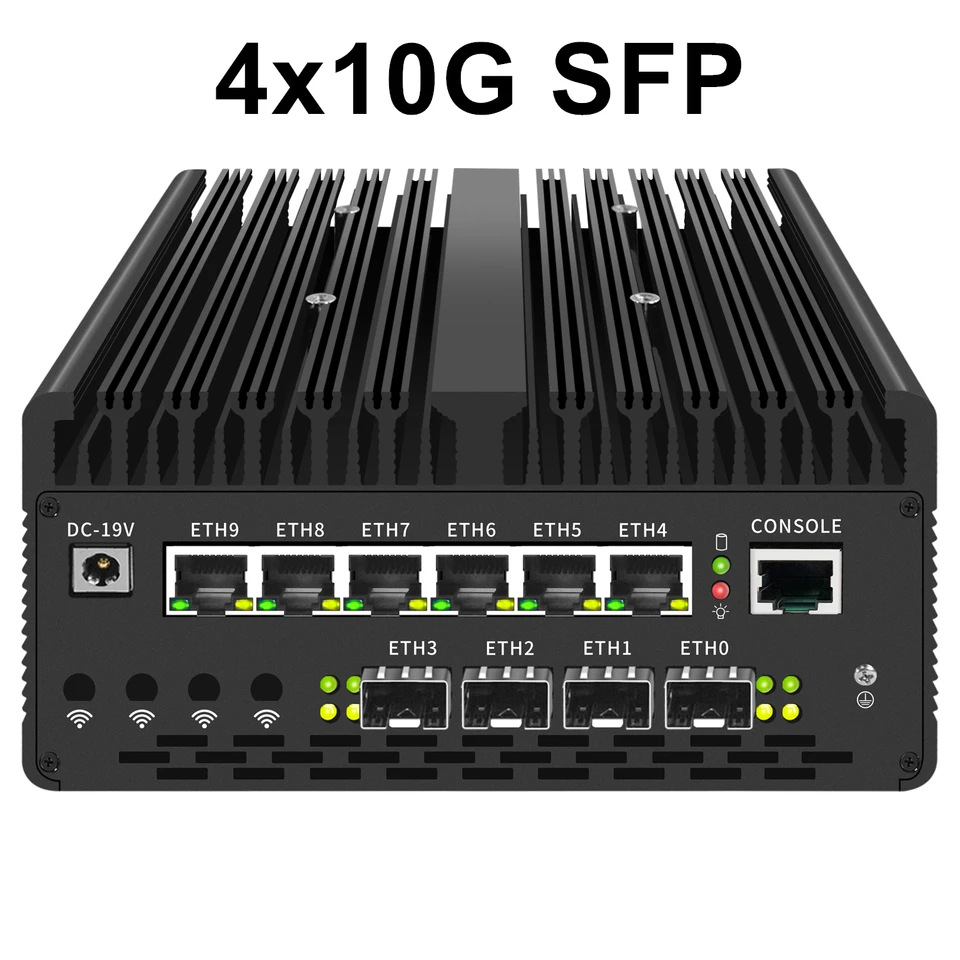 4 *10G SFP+ ファイアウォール mini PC S762ccc84099d405092af787fdea4b