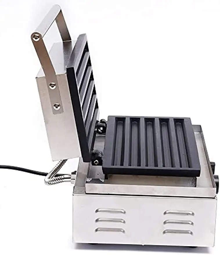 Commercial Nonstick 110V Electric 5 Sticks Churros Waffle Maker Baker  5 Bars Churro Machine