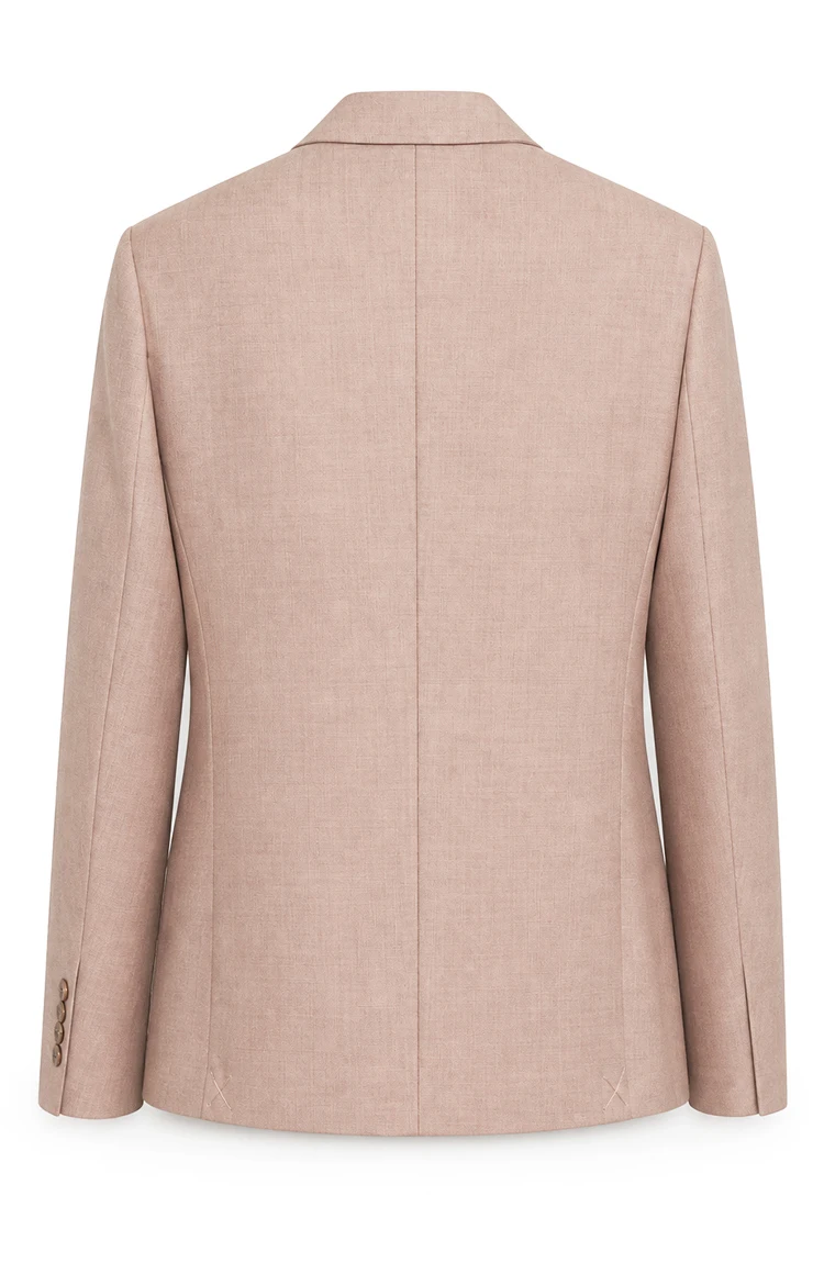 K2613W Designer-Stil Damen-Wollblazer Minimalistischer Premium-Stoff Büro-Mode-Anzugmantel – Detail 10