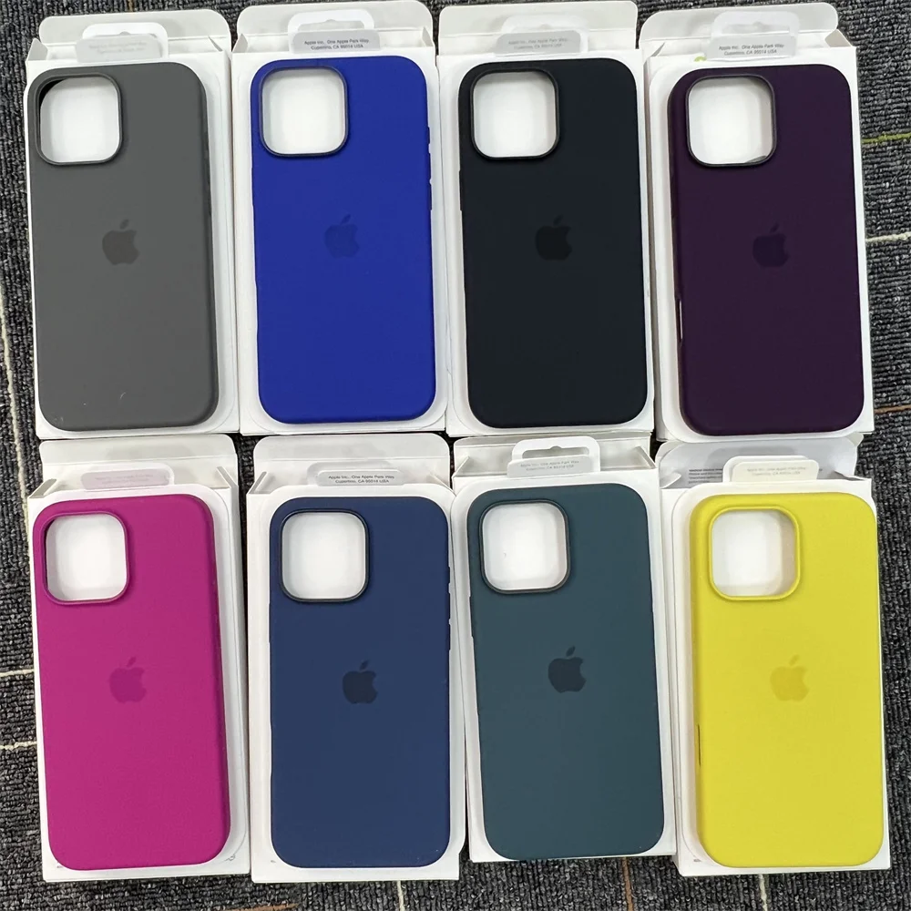 

Original Apple Magsafe Liquid Silicone Magnetic Case For iPhone 16 15 Pro Max 16 Plus Cases Wireless Charging Drop Protect Cover