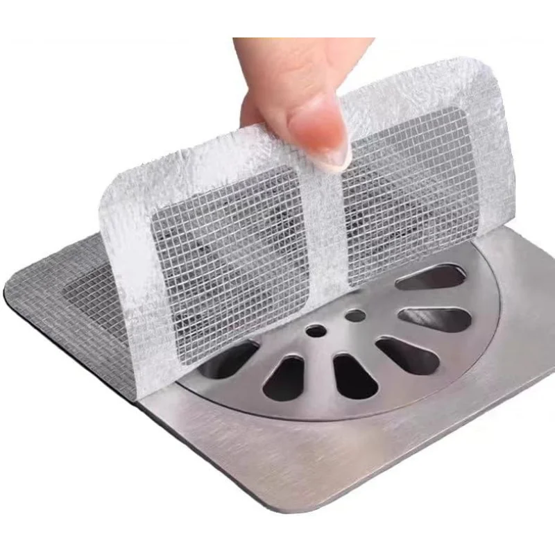 Coletor descartável do dreno do chuveiro dos pces, cobre 4 x 4 polegadas