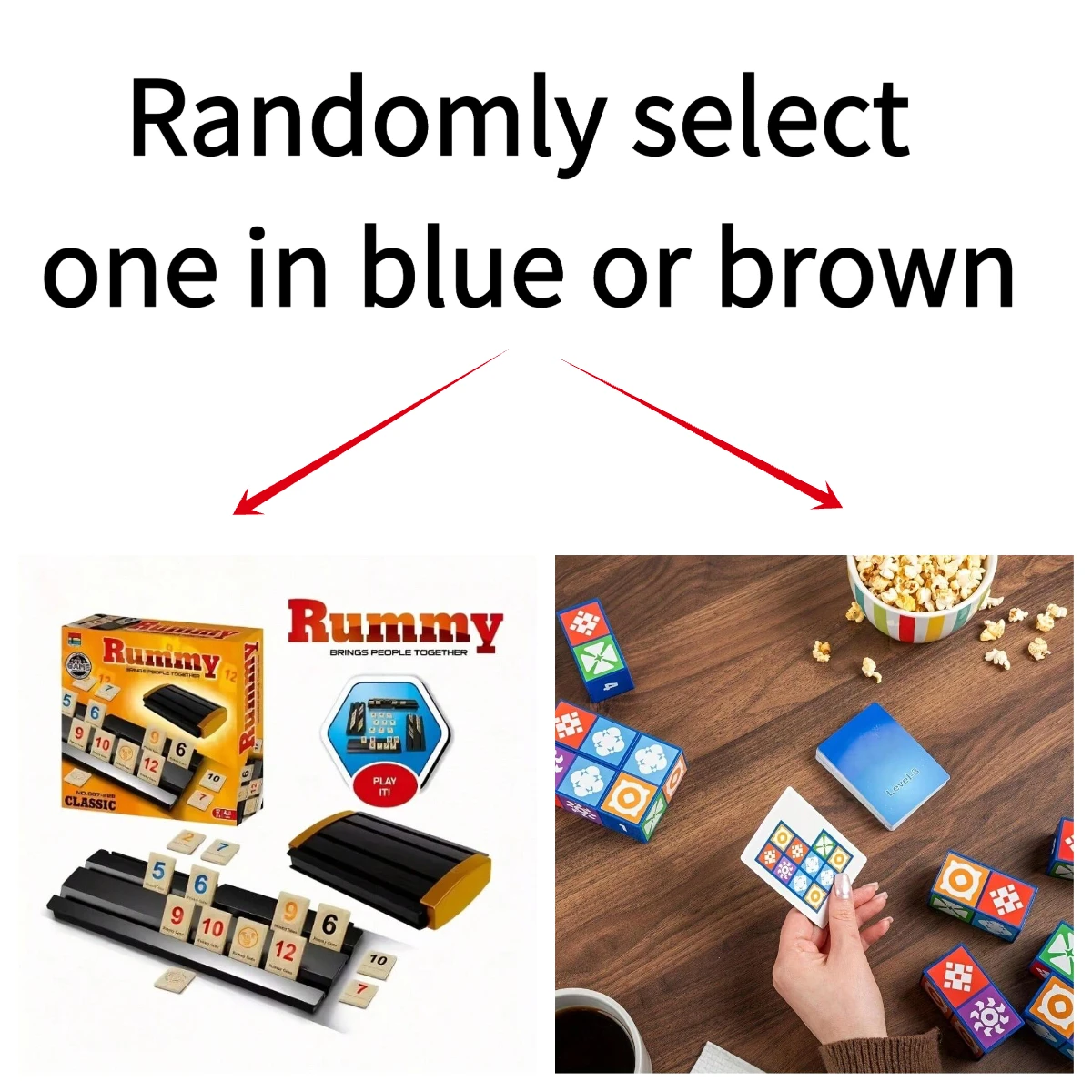 

Randomly one Classic Board Game – Perfect for Christmas, Family Bonding & Party Activities, No Batteries, Durable Paper