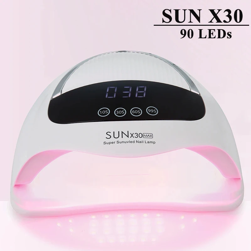 sun-x30max-90led-uv-ledネイルランプ-家庭用-サロン用-強力led乾燥ランプマシン-プロ用ネイル硬化ジェルポリッシュランプ