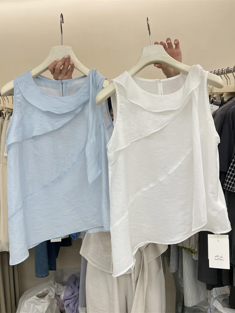 

ALLO 2026 Summer New Sle Women's round Ne Svel Silk irt Cool Fre Floral Design Breathable Comfortable Faion