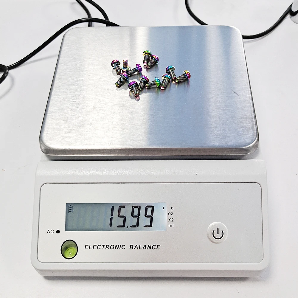 KRSEC12pcs Bicycle Disc Brake Rotor Torx Bolts T25 M5x10mm titanium alloy MTB Road Mountain Bike Fixing Screws Cycling Accessory - view 6