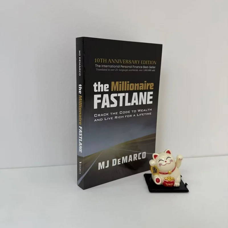المليونير Fastlane من MJ DeMarco كراك رمز الثروة والمعيشة الغنية في غلاف ورقي مدى الحياة باللغة الإنجليزية Libros Livros