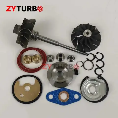Turbo shaft and wheel + repair kit TD04 49177-01510 for Mitsubishi Pajero L 200 300 2.5 TD 4WD 64 Kw 4D56 1986-1996