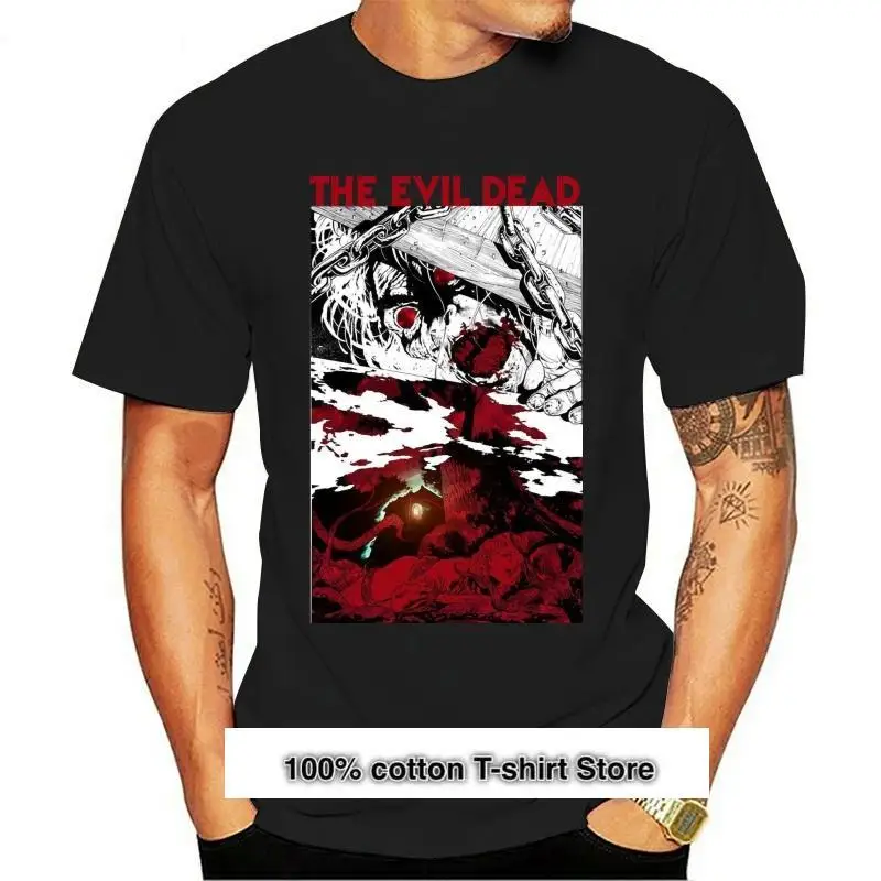 Camiseta con estampado de la película de Evil Dead V 19, camisa blanca de todas las tallas, de Horror, S-3Xl, de figura completa