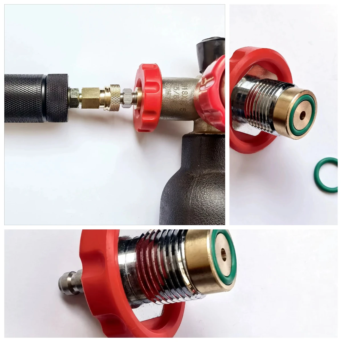 G5 G8 Connector High Pressure Air Pump 30mpa Large Adapter 8mm Quick Connector Male Gas Cylinder Inflation Adapte