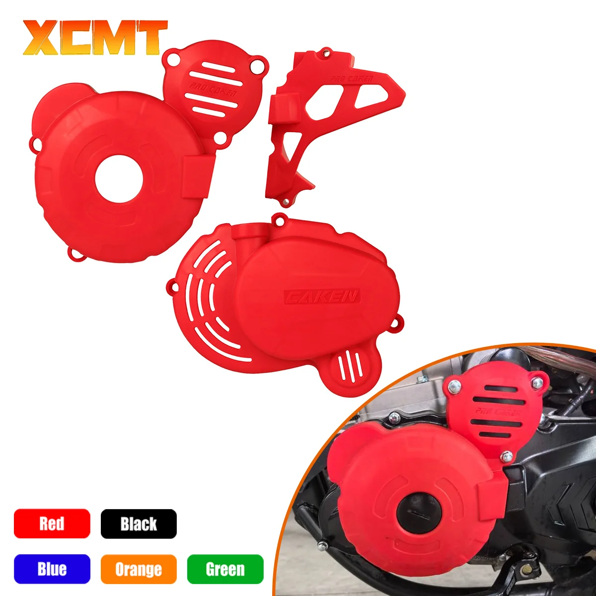 Motocross Engine Clutch Guard Water Pump Cover Ignition Protector For ZongShen CB250F ZS172FMM-3 Engine KAYO T4 BRZ MOTAX FXMOTO