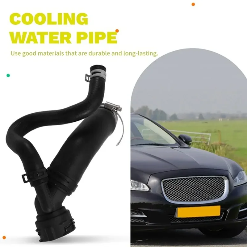 C2D23172 Car Engine Booster Water Pipe Black ABS Cooling Hose Auto Radiator Coolant Tube Replacement Part for Vehicle Repair