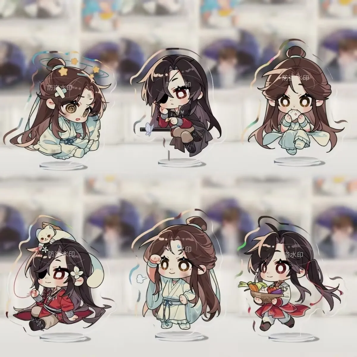 "천국 공식은 축복을 주었습니다" 귀여운 스탠딩 사인 "Flower City,Xie Lian" InS 스타일 생일 선물 데스크탑 장식